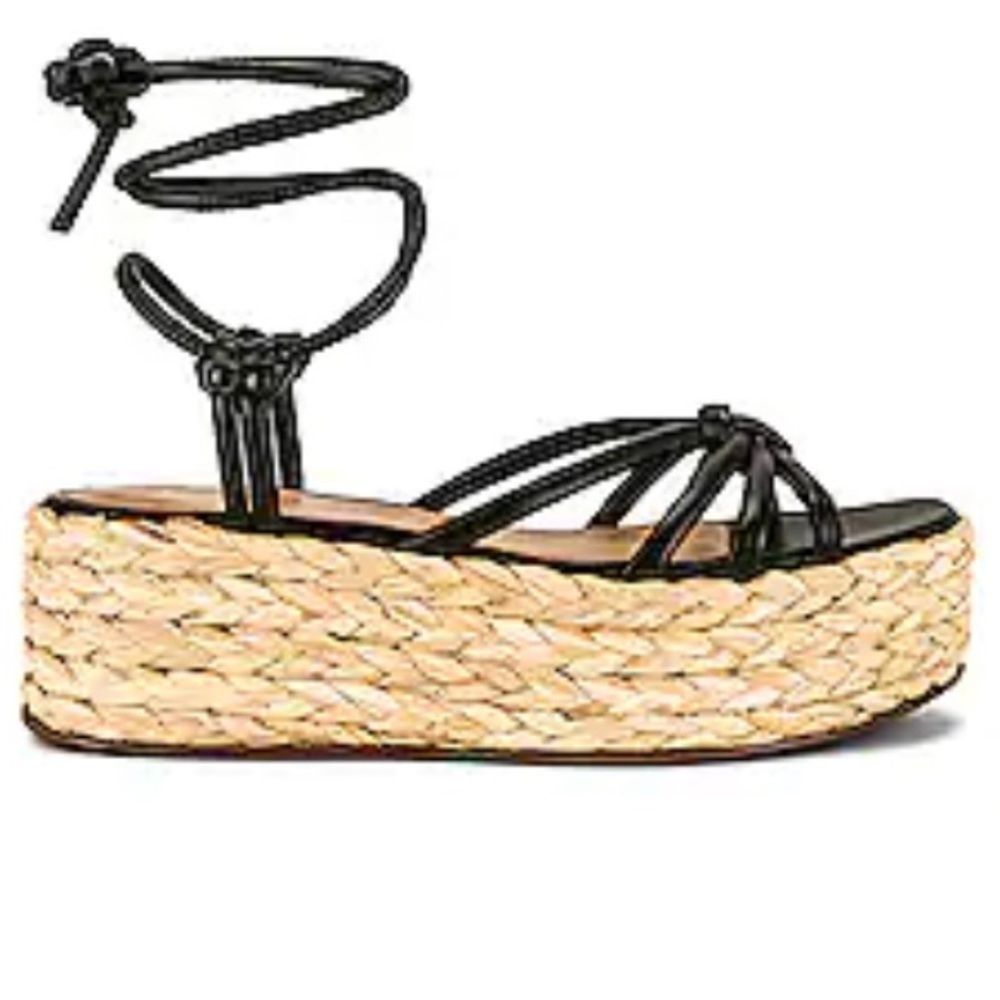 Seychelles Made For This Sandals In Black Leather size 8